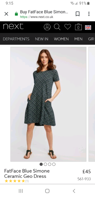next fat face dress